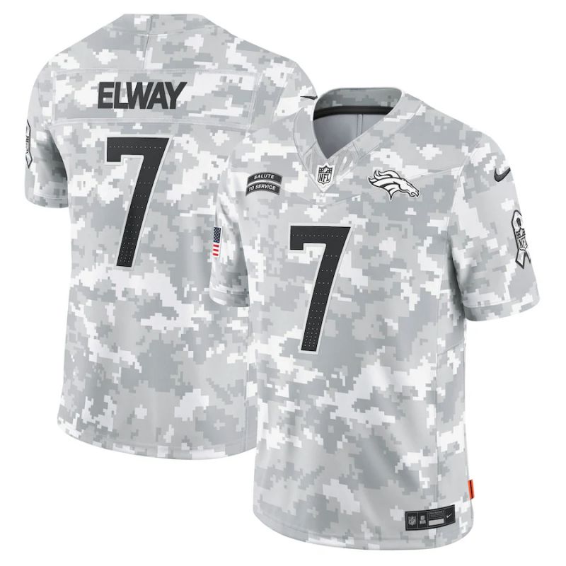 Men Denver Broncos #7 Elway Nike Arctic Camo 2024 Salute to Service Limited NFL Jersey->cincinnati bengals->NFL Jersey